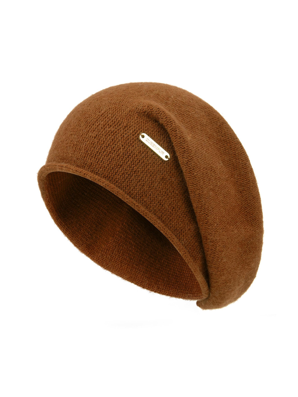 Knit Slouchy Beanie Hats for Women Cashmere Ski Cap Knitted | Coffee | Size OS